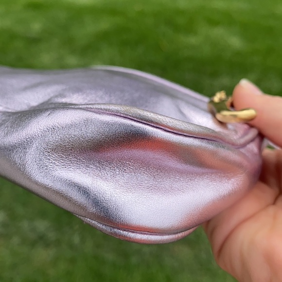 Y2K Juicy Couture BABY PINK SHOULDER BAG SATCHEL BAGUETTE PURSE BARBIE PINK - Picture 10 of 15